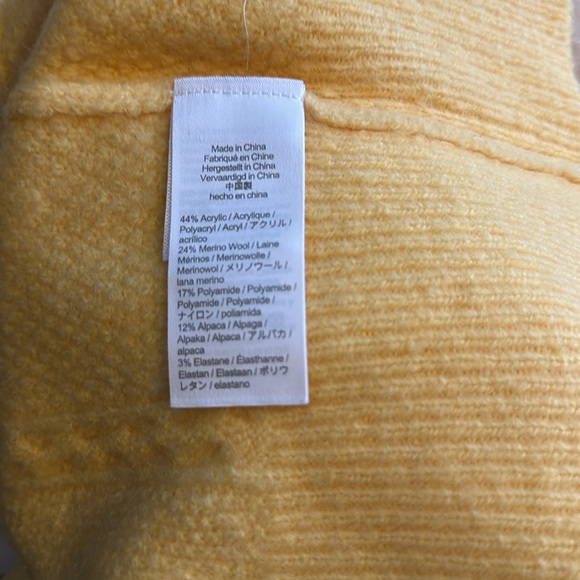 JCrew Stretch Wool Cable Knit Crewneck Sweater - Picture 6 of 7